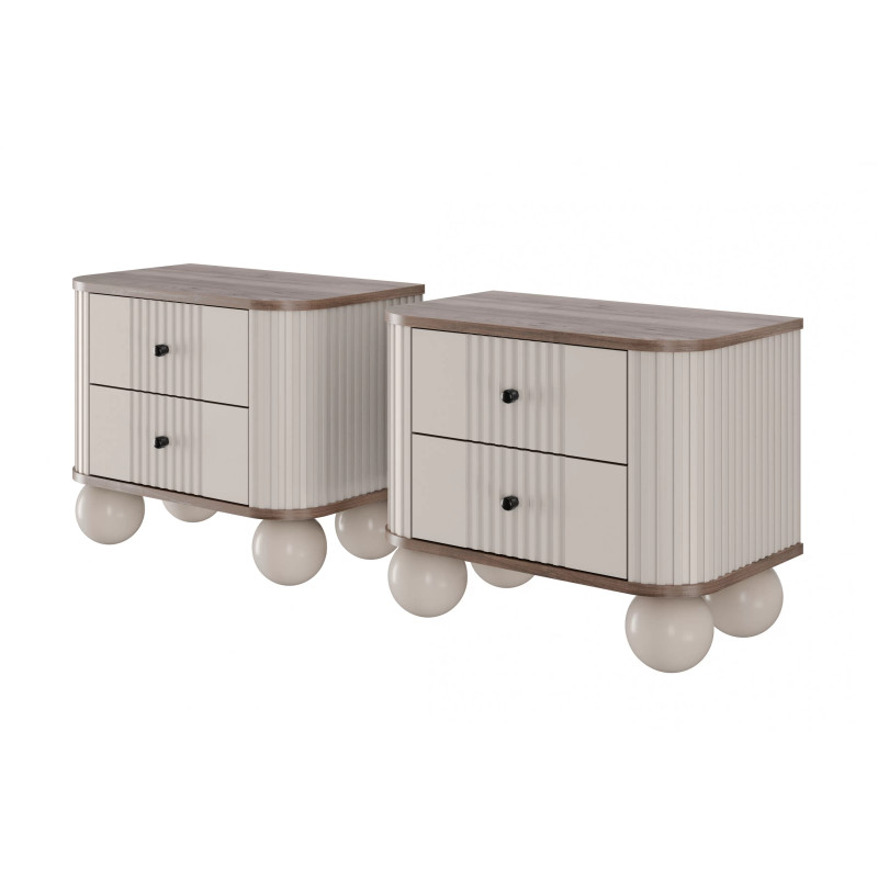 Zestaw szafek nocnych Kolekcja Vesper Meble Bogart