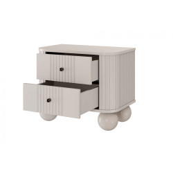 Zestaw szafek nocnych Kolekcja Vesper Meble Bogart kaszmir/nogi Zestaw szafek nocnych Kolekcja Vesper Meble Bogart kaszmir/nogi