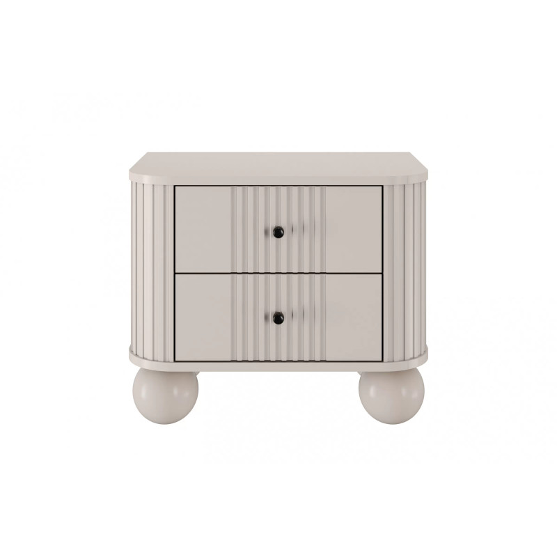 Zestaw szafek nocnych Kolekcja Vesper Meble Bogart kaszmir/nogi