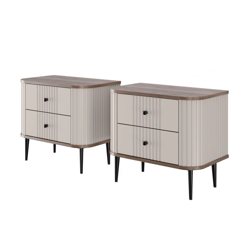 Zestaw szafek nocnych Kolekcja Vesper Meble Bogart