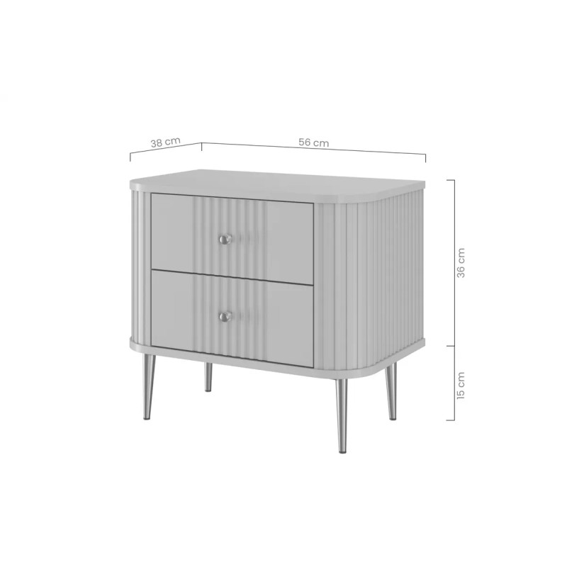 Zestaw szafek nocnych Kolekcja Vesper Meble Bogart