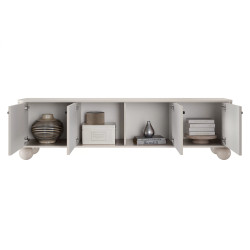 Szafka RTV Vesper 4D Kolekcja Vesper Meble Bogart kaszmir/nogi