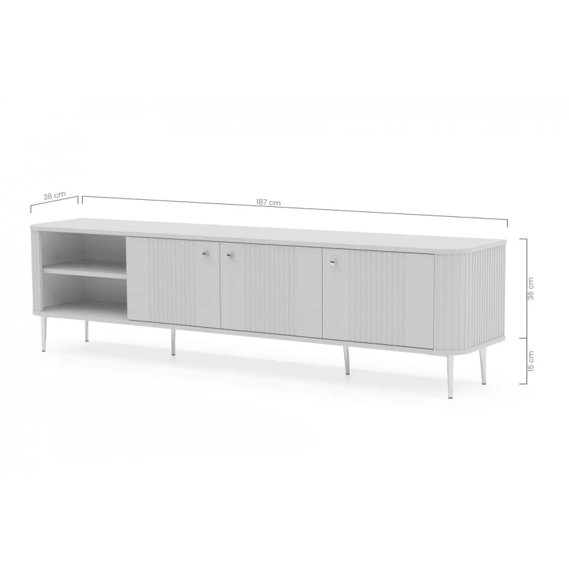 Szafka RTV Vesper 3D Kolekcja Vesper Meble Bogart