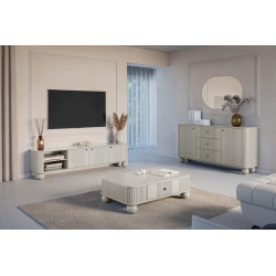 Komoda z szufladami Kolekcja Vesper Meble Bogart kaszmir/nogi Komoda z szufladami Kolekcja Vesper Meble Bogart kaszmir/nogi