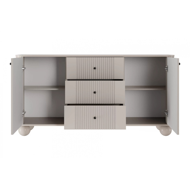 Komoda z szufladami Kolekcja Vesper Meble Bogart kaszmir/nogi