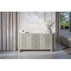 Komoda z szufladami Kolekcja Vesper Meble Bogart kaszmir/nogi Komoda z szufladami Kolekcja Vesper Meble Bogart kaszmir/nogi