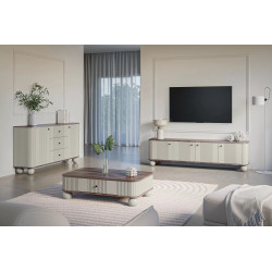 Stolik kawowy Kolekcja Vesper Meble Bogart kaszmir/orzech/nogi Stolik kawowy Kolekcja Vesper Meble Bogart kaszmir/orzech/nogi