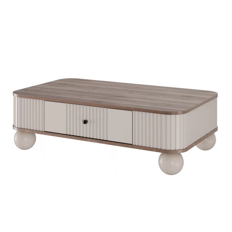 Stolik kawowy Kolekcja Vesper Meble Bogart kaszmir/orzech/nogi Stolik kawowy Kolekcja Vesper Meble Bogart kaszmir/orzech/nogi