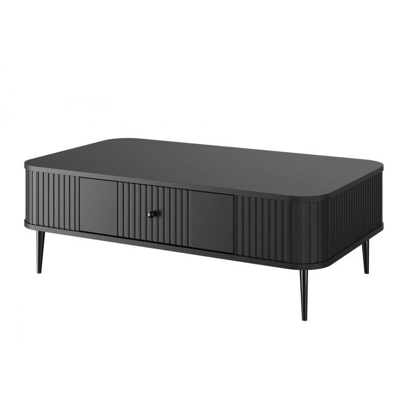 Stolik kawowy Kolekcja Vesper Meble Bogart czarny/wysokie nogi Stolik kawowy Kolekcja Vesper Meble Bogart czarny/wysokie nogi