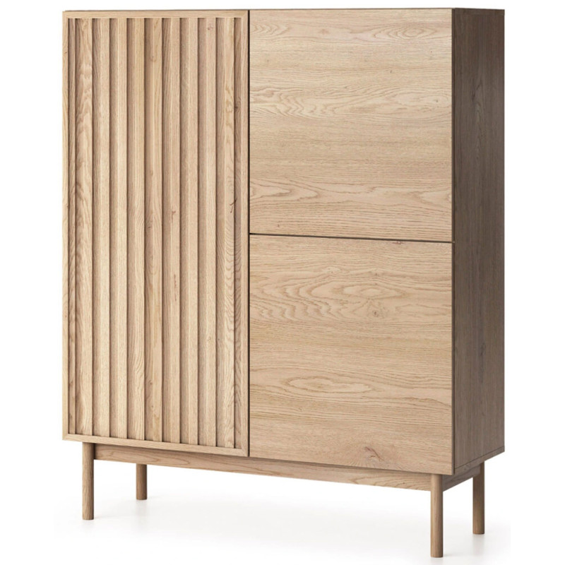 Wysoka Komoda Saori K3D Gała Meble Dąb Cremona