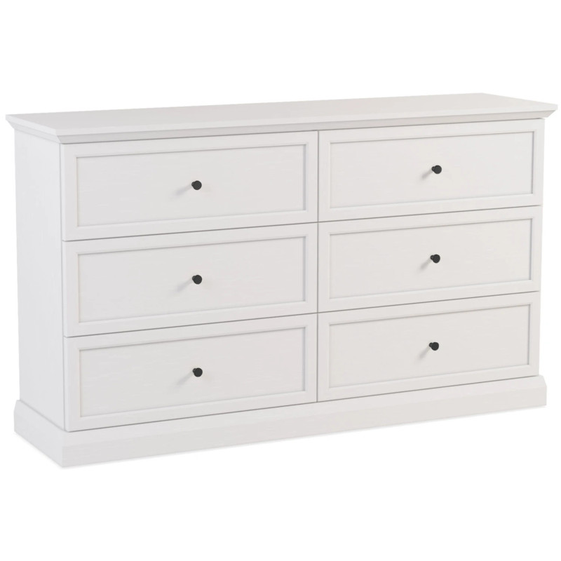 Komoda z Szufladami Lucca K6S Gała Meble Biała