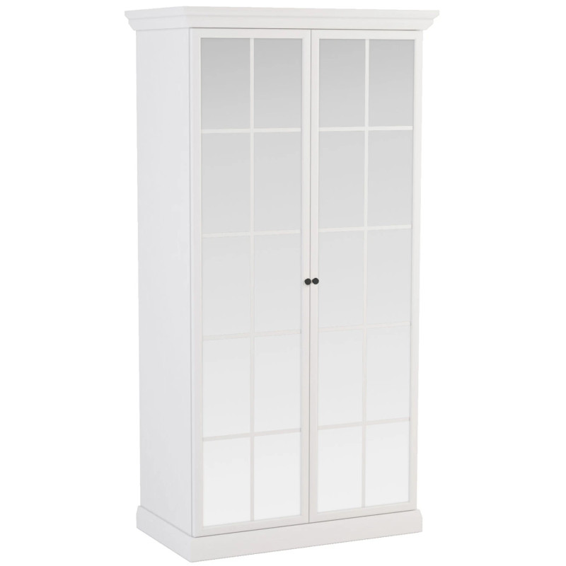 Elegancka Szafa z Lustrem Lucca Gała Meble Biała Elegancka Szafa z Lustrem Lucca Gała Meble Biała