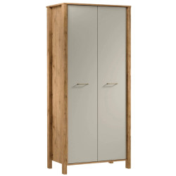 Szafa na Ubrania 90 Indygo SN Gała Meble Dąb Wotan/Beige