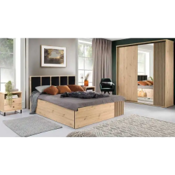 Komoda Cali C4 142cm Jarstol dąb artisan