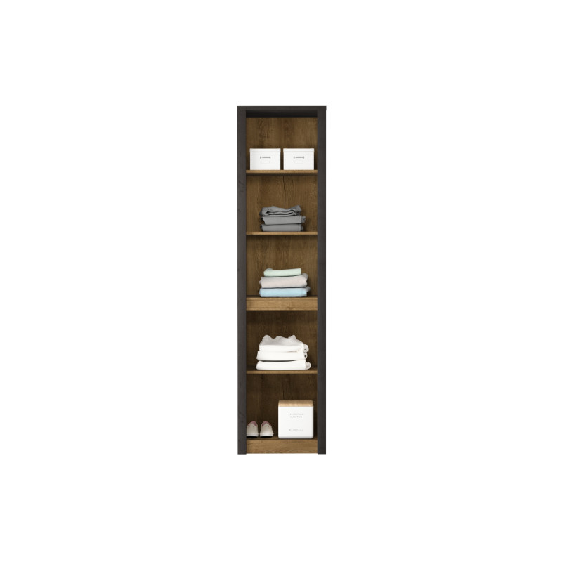 Półszafa Montana S1D Gała Meble dąb lefkas / smooth grey