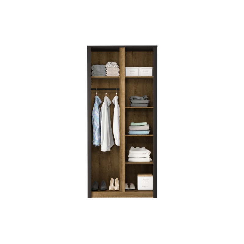 Dwudrzwiowa Szafa Montana S2D Gała Meble dąb lefkas / smooth