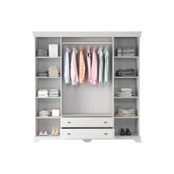 Czterodrzwiowa Szafa Kora KS3 Gała Meble sosna andersen Czterodrzwiowa Szafa Kora KS3 Gała Meble sosna andersen