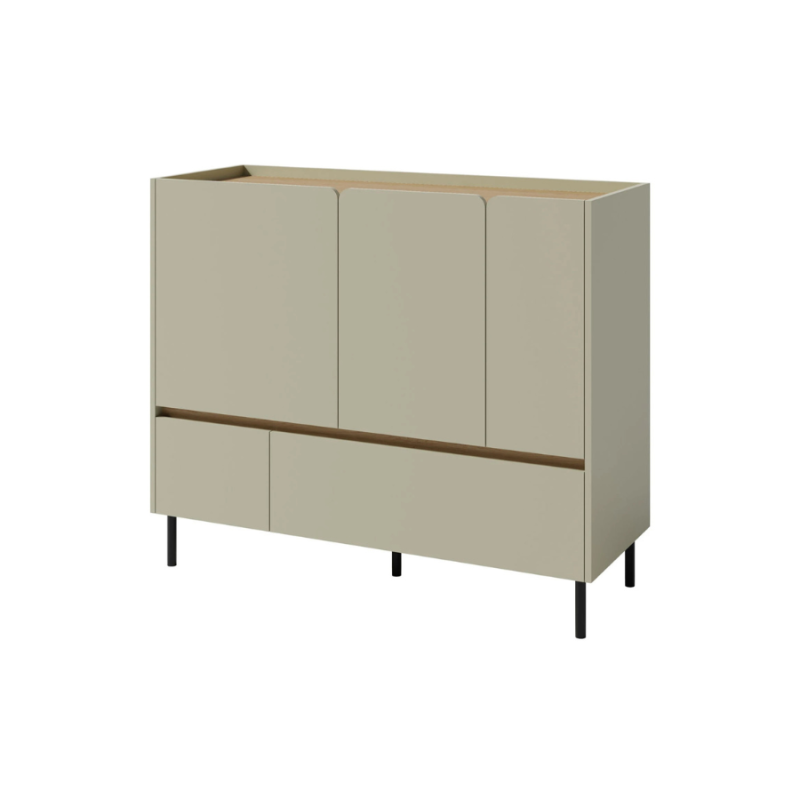 Komoda z szufladami Luca LC08 eukaliptus/dąb baltic dune