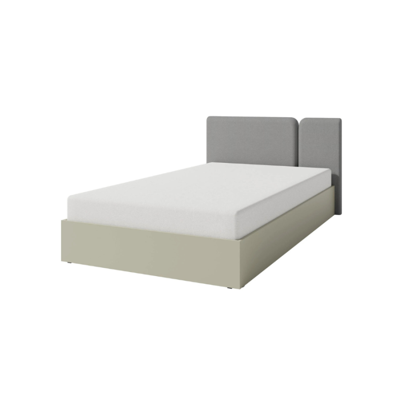 Łóżko 120x200 Luca LC14 eukaliptus/dąb baltic dune