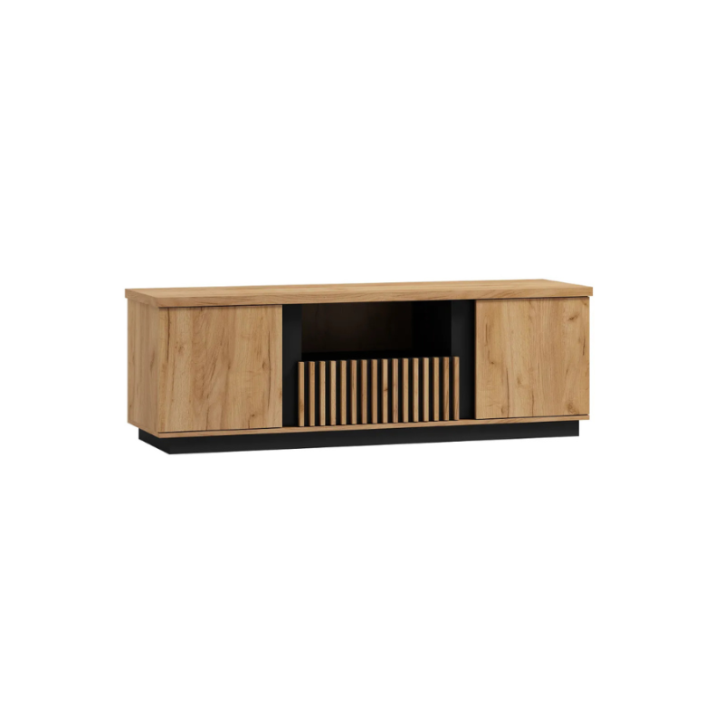 Szafka rtv Lamello art.3 Meble Gołąb Dąb craft / czarny