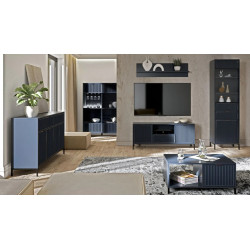 Komoda 133cm LINKaSTYLES LS2 cashmere/indigo