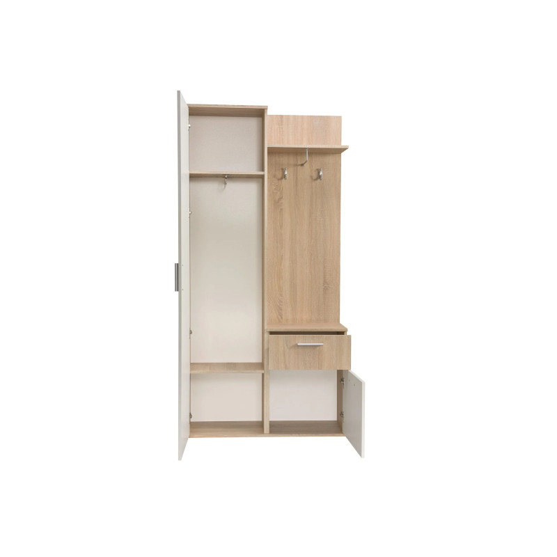 Garderoba z Lustrem Lux Jarstol Dąb Artisan