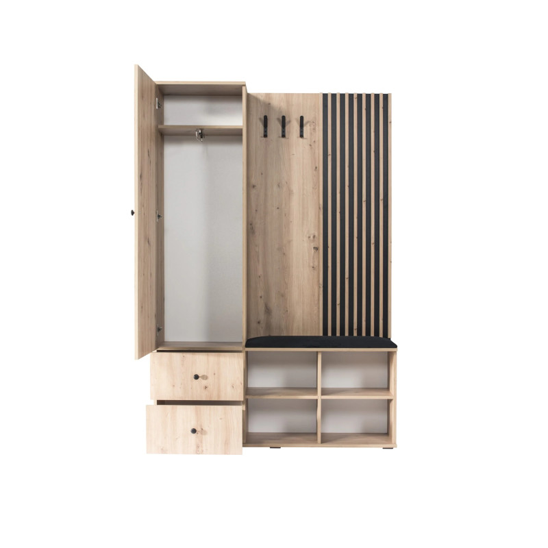 Garderoba z Siedziskiem Cali Jarstol Dąb Artisan