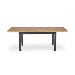 TIAGO stół rozkładany 140-220/80 blat: dąb craft, nogi: czarny TIAGO stół rozkładany 140-220/80 blat: dąb craft, nogi: czarny