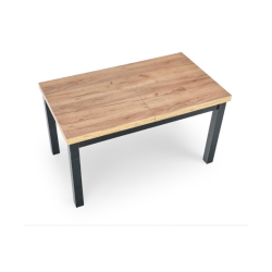 TIAGO stół rozkładany 140-220/80 blat: dąb craft, nogi: czarny TIAGO stół rozkładany 140-220/80 blat: dąb craft, nogi: czarny