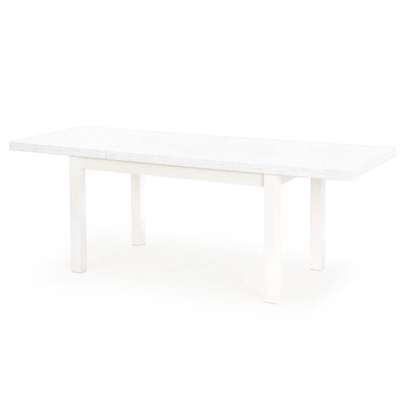 TIAGO 2 stół rozkładany 140-220/80 blat: biały, nogi: biały