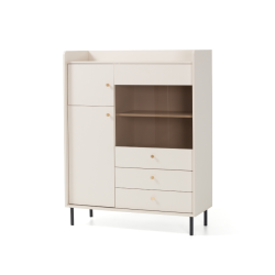 Trzydrzwiowa Witryna Grande GR2 beż piaskowy