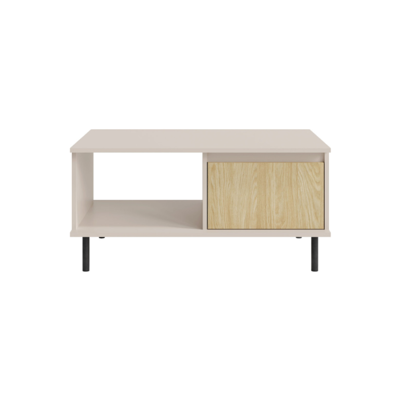 Stolik Kawowy Malta ML12 beż piaskowy/dąb olejowany