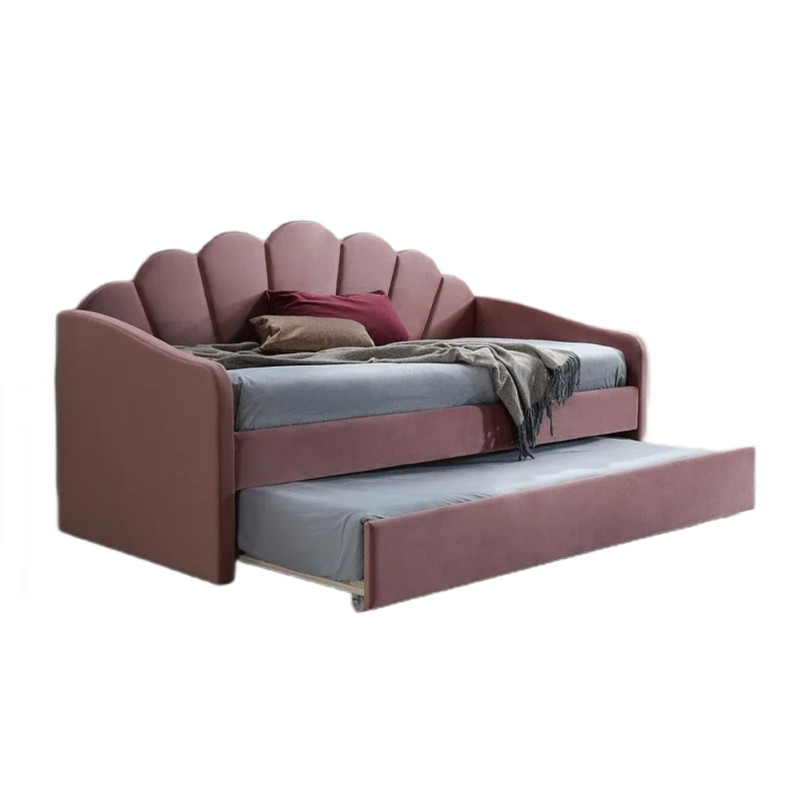 ŁÓŻKO BELLA VELVET 90X200 ANTYCZNY RÓŻ 52 ŁÓŻKO BELLA VELVET 90X200 ANTYCZNY RÓŻ 52