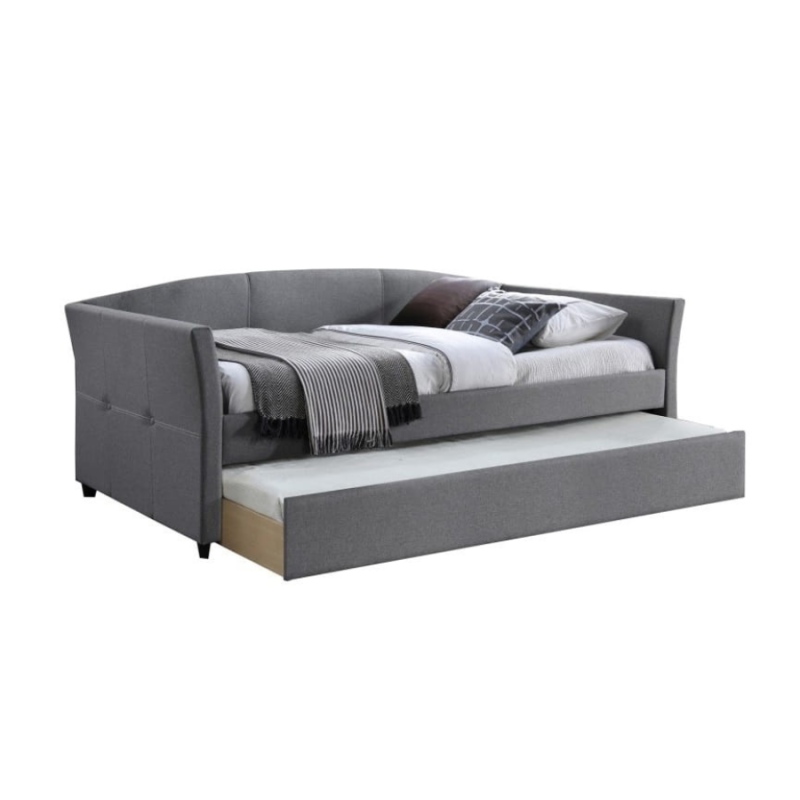 Łóżko dwuosobowe SAVONA 90x200 z wysuwanym dolnym materacem