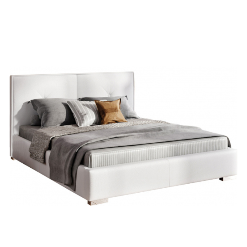 Łóżko tapicerowane Drogarati 140x200 Meble Forte