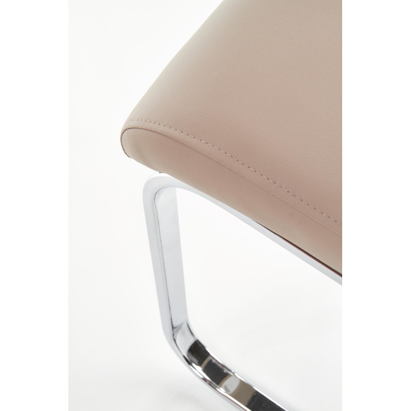 Krzesło do Kuchni K85 Cappuccino Ekoskóra Halmar