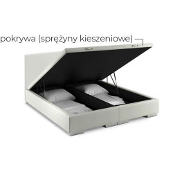 Łóżko tapicerowane Gudur 120x200 Meble Forte