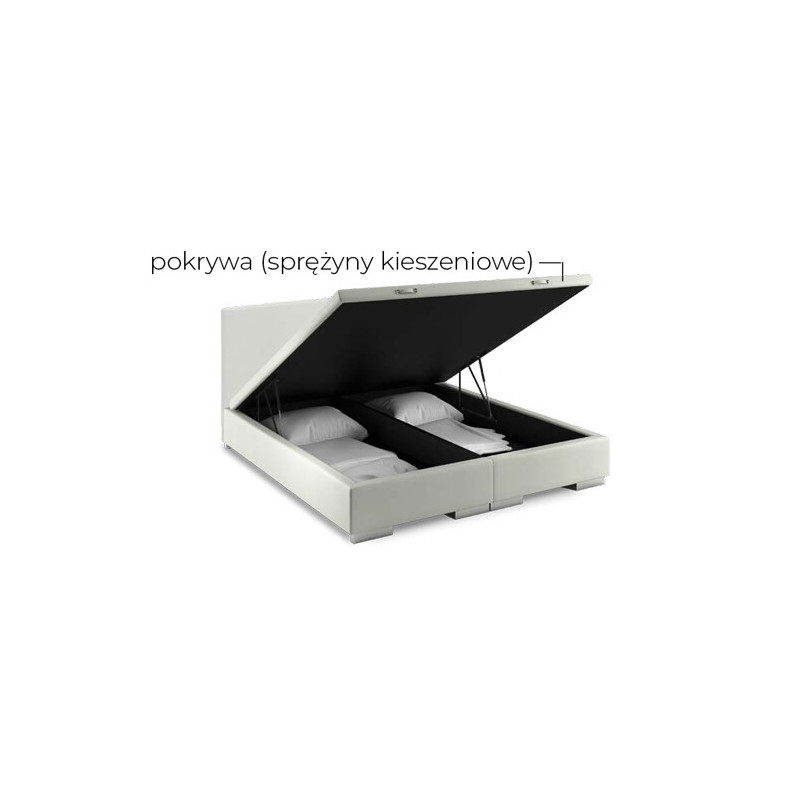 Łóżko tapicerowane Gudur 120x200 Meble Forte