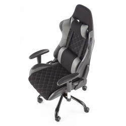 DRAKE fotel gabinetowy czarny / popielaty DRAKE fotel gabinetowy czarny / popielaty