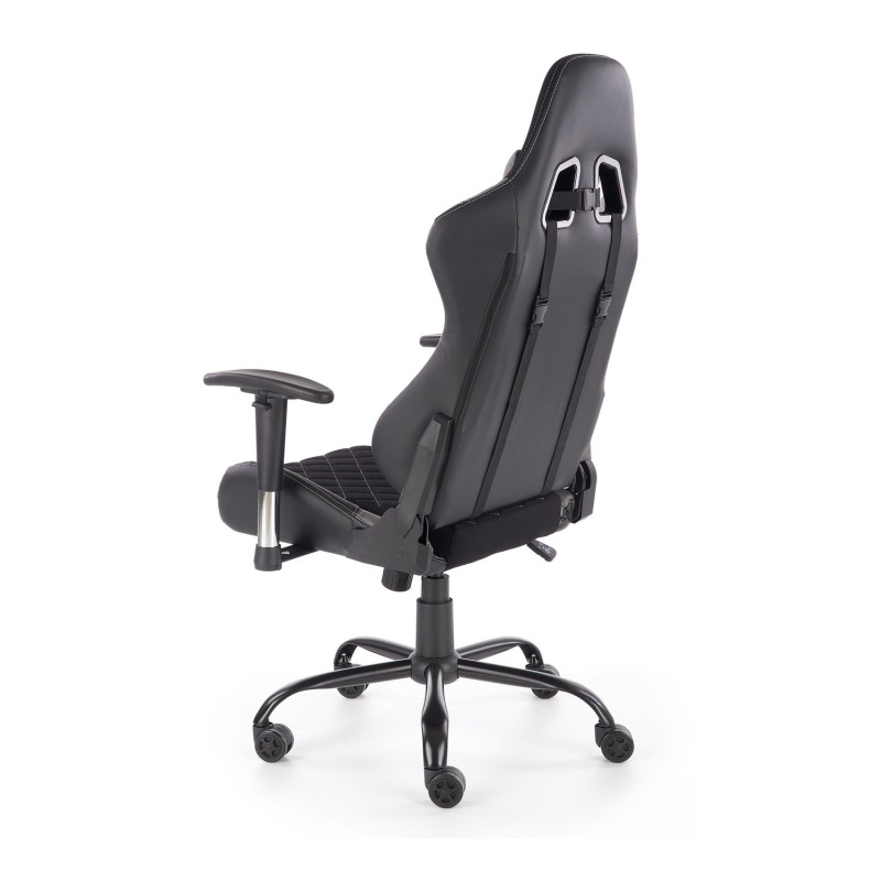 DRAKE fotel gabinetowy czarny / popielaty