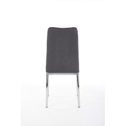 Krzesło Tapicerowane do Kuchni K309 Ciemny Popiel Tkanina Halmar
