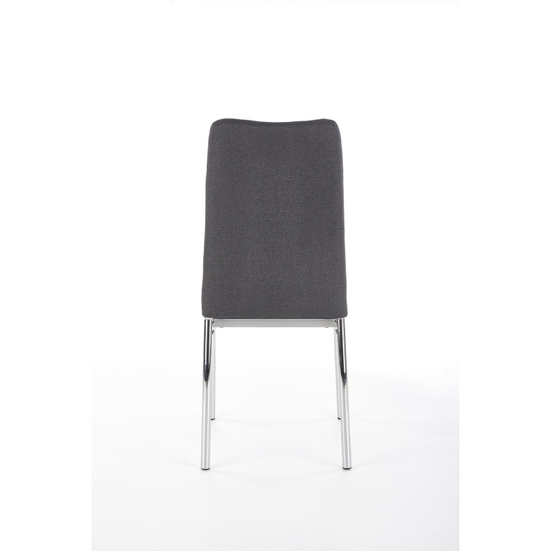 Krzesło Tapicerowane do Kuchni K309 Ciemny Popiel Tkanina Halmar