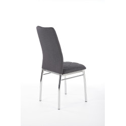 Krzesło Tapicerowane do Kuchni K309 Ciemny Popiel Tkanina Halmar