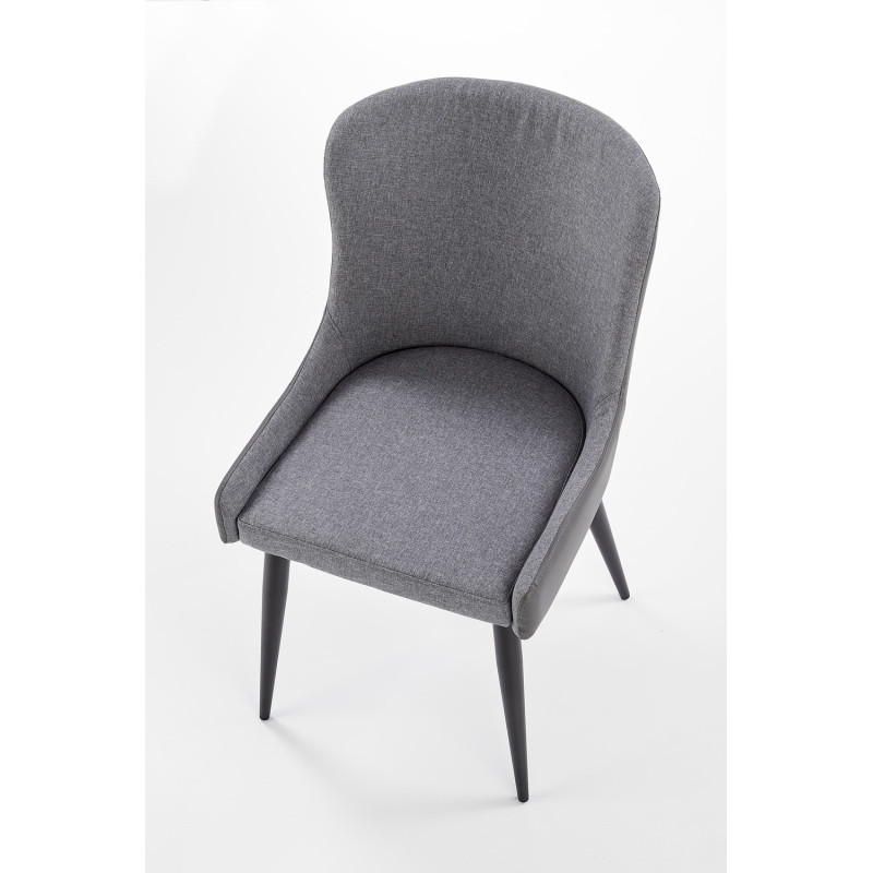 Krzesło K333 jasny popiel / ciemny popiel HALMAR