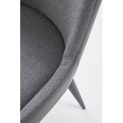 Krzesło K333 jasny popiel / ciemny popiel HALMAR