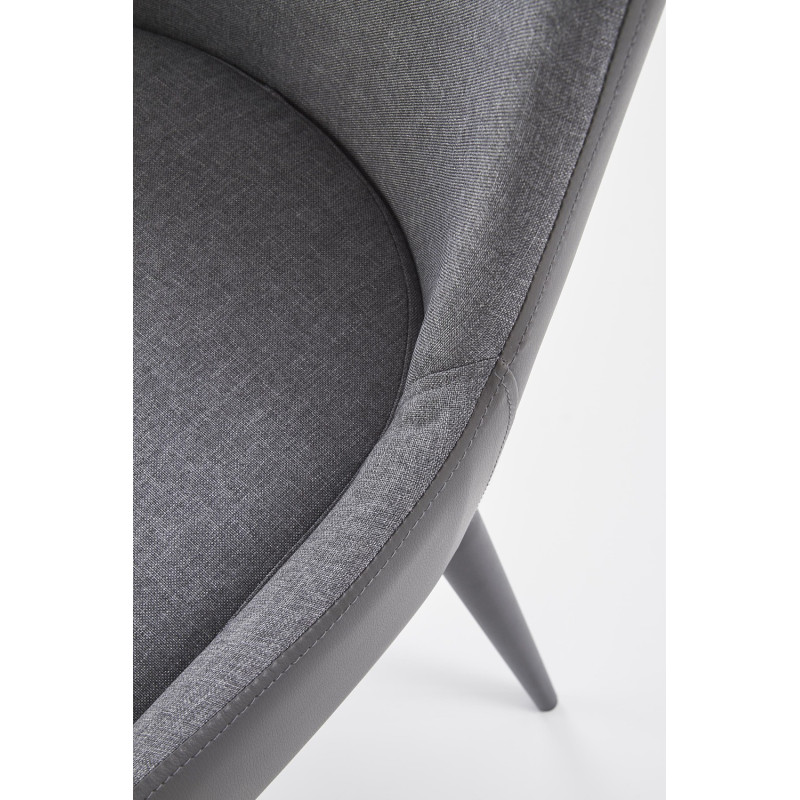 Krzesło K333 jasny popiel / ciemny popiel HALMAR