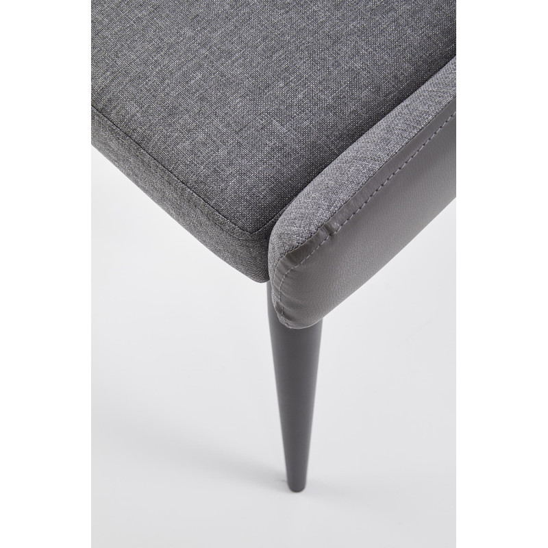 Krzesło K333 jasny popiel / ciemny popiel HALMAR