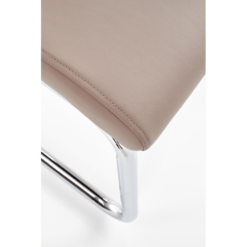 Krzesło tapicerowane Luxe cappuccino