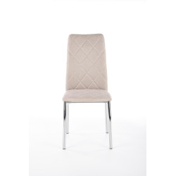 Krzesło Tapicerowane do Kuchni K309 Beżowy Tkanina Halmar