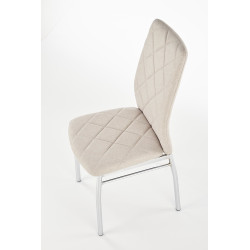 Krzesło Tapicerowane do Kuchni K309 Beżowy Tkanina Halmar